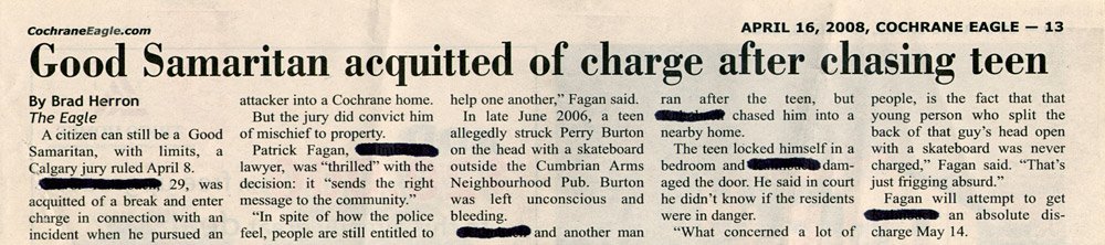 Good Samaritan acquitted of charge after chasing teen